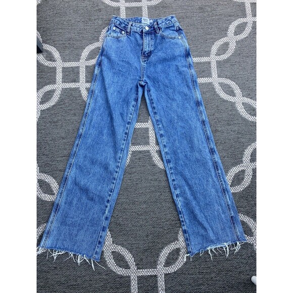 Princess Polly High Rise Wide Leg Denim Jeans Women’s Size 2 - Picture 1 of 4